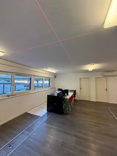 Prima: Nuovo ufficio con pareti in cartongesso - Open space suddiviso con pareti divisorie in cartongesso e montaggio della porta - RDL Home Service